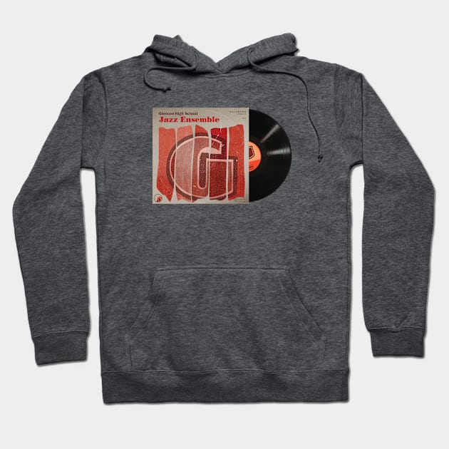 Jazz Record Hoodie by GlencoeHSBCG